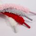 Fuzzy Round Shoelaces For Sneakers & Casual Shoes - Soft Plush Laces In Multiple Colors Homemade Cute Plush Shoe Ropes Unisex Shoes Plush Shoelaces_vogvips.com