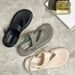 W's Sandals 2026 Summer New Style Outdoor Flat Heel Chic Versatile Fashion Roman Shoes Non-Slip Beach Slippers For_vogvips.com