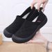 Women's Comfortable Slip-On Flats - Soft Sole Retro Style Casual Shoes For Spring Autumn (Beige, Black, Camel)_vogvips.com