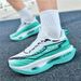 men And Women, Couples' Flashy Pink Mesh Sports Shoes, Lightweight Running Shoes Physical Exams Students,_vogvips.com
