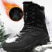 Men's Tactical Boots High Top Outdoor Military Boots For Hiking Camping Shooting & Extreme Sports - Durable PU & Mesh Construction Desert Work Boots_vogvips.com