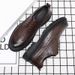 Euro Step Fashion For Men Business Formal Hand-Scraped Texture Trendy Men's Korean Style Brogue Leather Shoes_vogvips.com