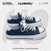 Global Blue Thick Soled Casual Sneakers for Men Summer New Style Trendy Men's Shoes Canvas HQDO 8M_vogvips.com