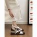 French-style Bowknot Wedge Sandals For Women, 2026 New Spring-summer Thick-soled Silver High-end Beach Roman Shoes_vogvips.com