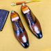 First layer cowhide men's formal leather shoes men's real cowhide inner business pointy English men's shoes_vogvips.com
