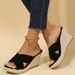 2024 Summer New Fashion Wedge Casual Waterproof Platform Slippers Thick Sole High Heel Sandals For Women_vogvips.com