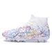 New football shoes High top camouflage broken nails children's professional training shoes_vogvips.com