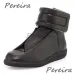 Black Genuine Leather Men's Casual Shoes Street Style Round Toe High-Top Sneakers Autumn Winter Mixed Colors Outdoor Men_vogvips.com