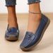 Women's Flat Shoes Soft Soles Soft Shoes Comfortable Large Size Bean Shoes For Women_vogvips.com