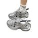 silver Women's Dad 2024 New Spring And Autumn Versatile Casual Sneakers Popular Height-Increasing Running Shoes_vogvips.com