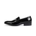 Chic Leather Pointed Toe European Version, Cowhide Single Shoes, Fashionable Design. Work Attire_vogvips.com