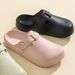 CRACOMIN Women Men Working Slippers Shoes Nurses Soft Eva Clogs Slides Anti-Slip Operating Room Lab Waterproof Medical Slippers_vogvips.com