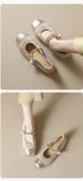 French Flat-soled Single Shoes Women's Spring And Summer Word With Mary Jane Shoes Shallow Mouth Soft-soled Egg Roll Shoes_vogvips.com