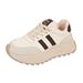 Korean Version Of White With Plush Height Increasing Foot Enhancing Features For Little Girls, Autumn And Winter_vogvips.com