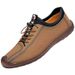 European Warm Series Autumn Winter New Casual Leather Soft Cowhide Fleece Business Men's Shoes Loafers Men_vogvips.com