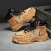 European Warm Series Martin 2025 Autumn New High-top Outdoor Hiking Sports Shoes Men's Thick-soled Non-slip Wear-resistant Work Boots_vogvips.com