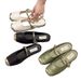 Highly Stylish Chinese-style Closed-toe Slippers, 2025 New Summer Model, With Traditional Chinese Prints, Flat-soled,_vogvips.com