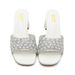 Women's Shoes Versatile Rhinestone Square Toe Hollowed Out Upper High Heeled Sandals New Style Transparent Chunky Heel Slippers_vogvips.com
