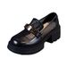 Slip-On For Women 2025 Summer New Thick-Soled Loafers Hollow Breathable Mesh Small Leather Shoes_vogvips.com