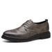 2025 Versatile Cowhide Breathable Carved Men's Formal Brogue Korean Style Trendy Business Leather Shoes Men_vogvips.com