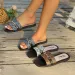 Designer New Arrival Womens Slippers 2026 Spring Summer Hit Fashion High End Metal Buckle Flat Sandals Lightweight And_vogvips.com
