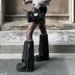 Petite Platform Thick Sole Tube Boots For Women, Thin Over-the-Knee Long Riding Boots, Height Increasing Magic Tool_vogvips.com