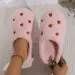 Women's Carpet Soft Bottom Mute Heart-Shaped Light Living Room Shoes Winter Indoor Comfortable Cute Silent Love Slippers_vogvips.com