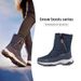 In Stock Winter Northeast Thickened Couple Snow Boots Fleece Lined Warm Non-Slip Waterproof Men Women Short Tube Big_vogvips.com