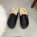 Teddy Fur Leather Birken Mules Woman Winter Warm Lambswool Slide Clogs Ladies Brand Design Casual Slip-on Plush Cotton_vogvips.com