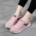 Large 42 Women's Spring New Mesh Breathable Casual Sports Soft Sole Comfortable Travel Running Shoes Trend 84E_vogvips.com