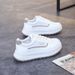 Little White Shoes Female Student Platform Heightening Shoes Sports Board Shoes Casual Shoes_vogvips.com