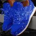 2026 Front Lace Up Sequined Flat Bottomed Oversized Women's Casual Single Shoes Women_vogvips.com