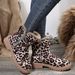 Women's High-Top Winter Snow Boots With Side Zipper & Faux Fur Lining, Warm Slip-Resistant Casual Boots For Cold Weather Short Boots_vogvips.com