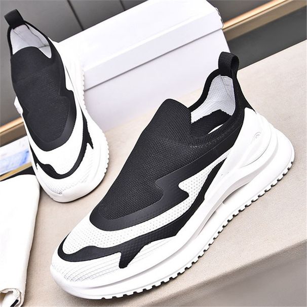 2025 Autumn New Versatile Casual Sneakers Lightweight Breathable Men's Trendy Genuine Leather Fashion White Shoes_vogvips.com