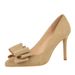 8316-H86 European And American Style Party High-heeled Shoes, Stiletto Ultra-high Heel, Shallow Cut, Suede, Round Toe,_vogvips.com