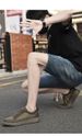 Hollow Men's Shoes Thick Baseplate Shoes Skateboard Shoes Mesh White Shoes Men's Casual Large Size Shoes Men_vogvips.com
