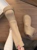Slimming~ Two-Way Wear Foldable Thick-Soled For Women Elastic Slim Knitted Sock 2025 New Long Boots_vogvips.com