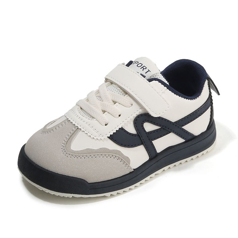 Boys Sports Shoes Casual Board Shoes Girls Small White Shoes Soft Soled Baby Moral Training Shoes_vogvips.com