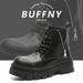 Side Zipper Strap Martin Boots Niche Design Premium Locomotive Retro Round Head Tooling Boots_vogvips.com