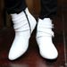 Men's High-Top Chelsea Boots - Stylish PU Leather Ankle Boots With Side Zipper, Slip-Resistant Rubber Sole, Comfortable & Fashionable For Casual_vogvips.com