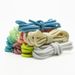Shoe Accessories round luminous fluorescent polyester colored shoelaces suitable for sports shoes,sneakers,dad shoes,flying woven shoes_vogvips.com