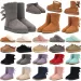 free Shipping Designer Boots Australia Women Booties Tasman Tazz Slippers Platform Classic Ankle Short Bow Fur Chesut_vogvips.com
