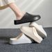 Towed Anti-slip Universal Dirty Slip-on Waterproof Outdoor Semi-towed Winter Cotton Slippers_vogvips.com