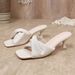 plus Size Women's High Heeled Sandals Elegant Style Summer Fashion_vogvips.com
