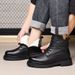 European Warm Series Winter New Genuine Sheepskin Wool Integrated Leather Thick Sole Warm Martin Boots Casual Men's Shoes Wenzhou_vogvips.com