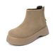 Winter Wool Soft Leather Thick Soled Martin Boots Women's Snow Boots Fur Integrated Women's Boots Short Boots_vogvips.com
