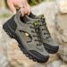 Men's Wide Size Hiking Shoes - Breathable Mesh Outdoor Sneakers For Work & Running_vogvips.com