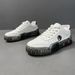 Men’s Shoes Dripping Glue Cowhide Sneakersy All Match Thick Bottom Sports Leisure Rubber Shoes_vogvips.com