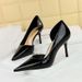 Women's High Heel Dress Shoes Pointed Toe Side Cut-Out Snake Print, Stiletto Heel Evening Parties Special Occasions Snake Print Retro Single Shoes_vogvips.com