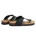 Adjustable Buckle Cork Footbed Thong Flat Slip On Flip Flops Lightweight Summer Casual Slide Sandals For Men Women_vogvips.com